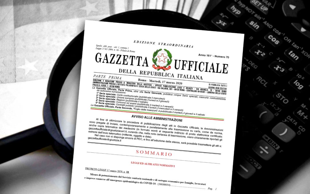 Collaboratori sportivi: informazioni riguardanti l’indennità di cui all’art. 96 del DL “Cura Italia”