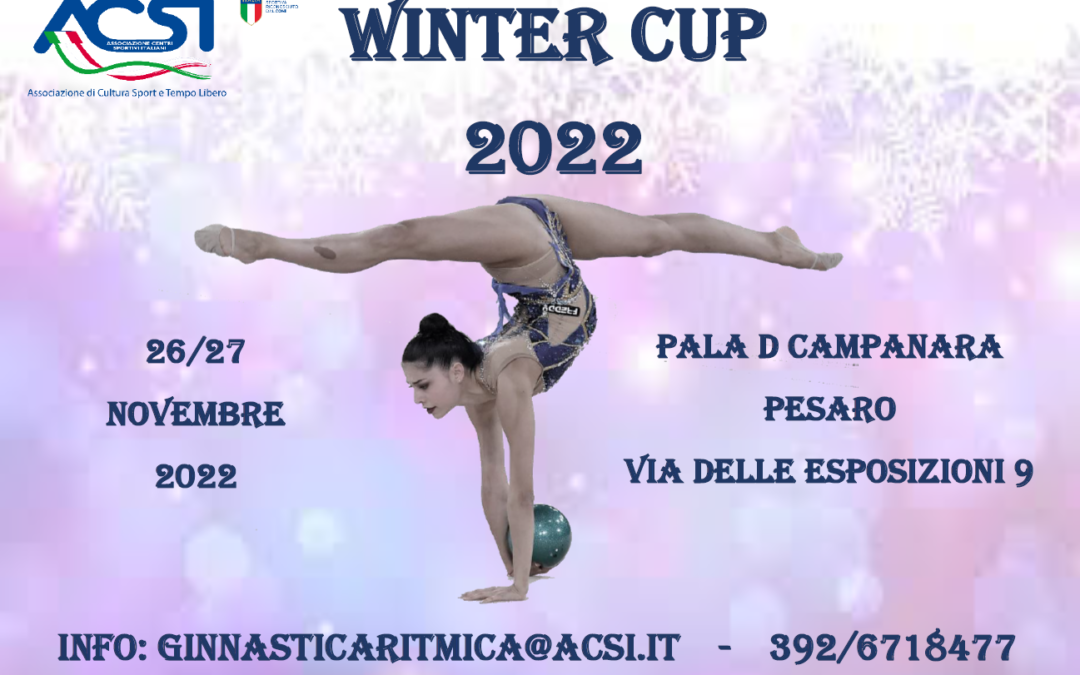 Aperte le iscrizioni per la Winter Cup Nazionale 2022 di Ginnastica Ritmica