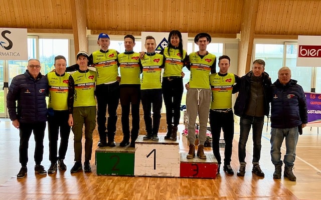 A Crocetta del Montello i Campioni ciclocross di Treviso