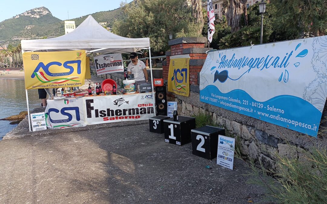 Gran finale del Torneo di pesca da riva ACSI Salerno 2023