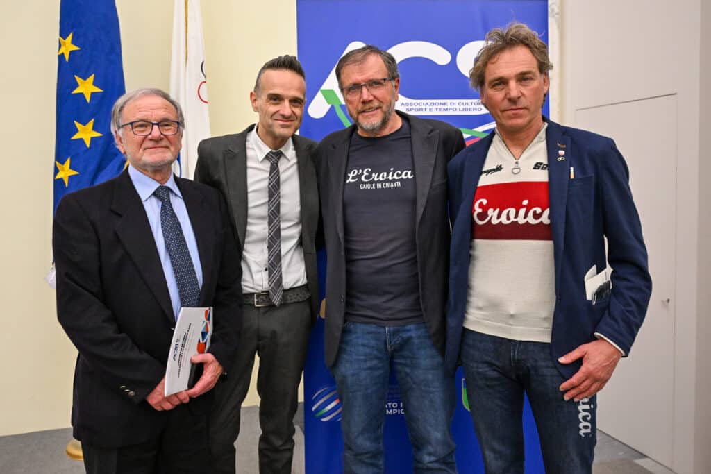 Antonino Viti, Emiliano Borgna, Franco Rossi e Giancarlo Brocci
