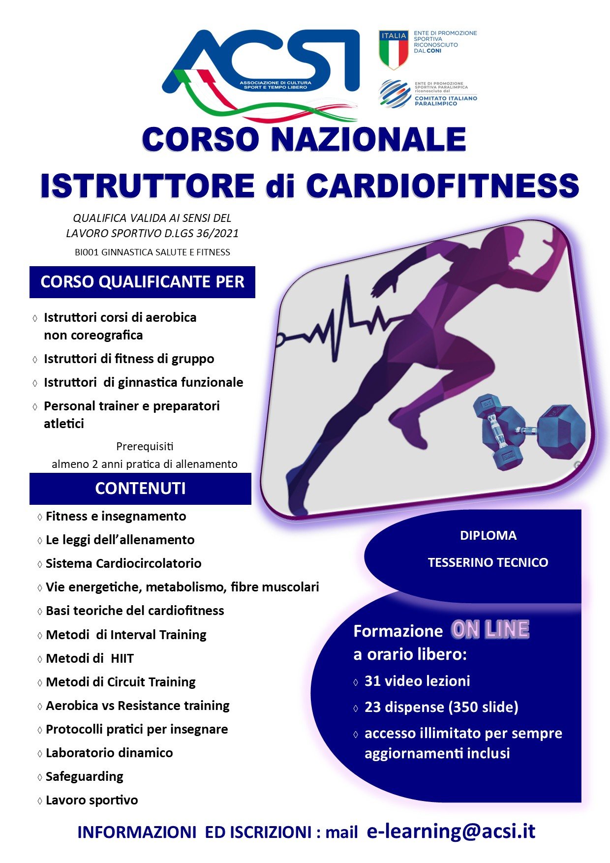 Istruttore di cardiofitness